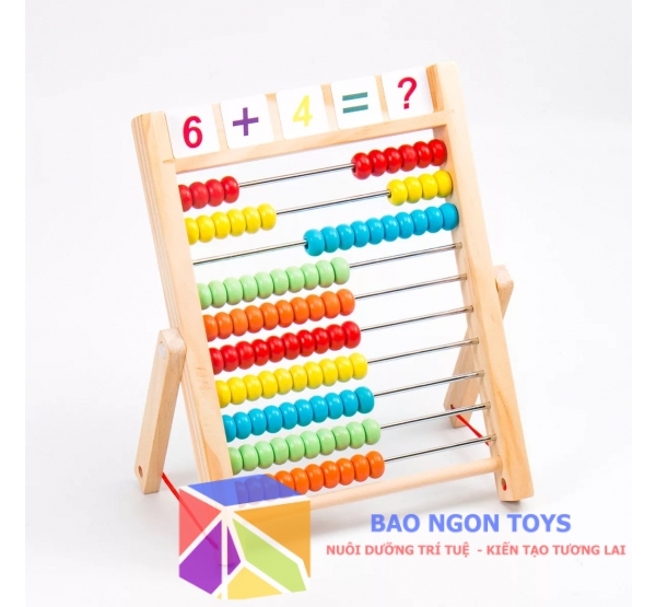 GIÁO CỤ TOÁN HỌC BẢNG TÍNH HẠT GIÚP BÉ PHÁT TRIỂN KHẢ NĂNG TÍNH TOÁN NHANH NHẠY VÀ TƯ DUY LOGIC - BAO NGON TOYS  - DG116