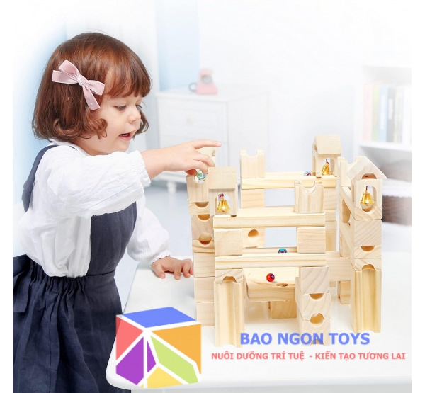 Đồ chơi lắp ráp xếp khối thả bi giúp bé phát triển trí tuệ và giải trí vui nhộn - BAO NGON TOYS - DG292