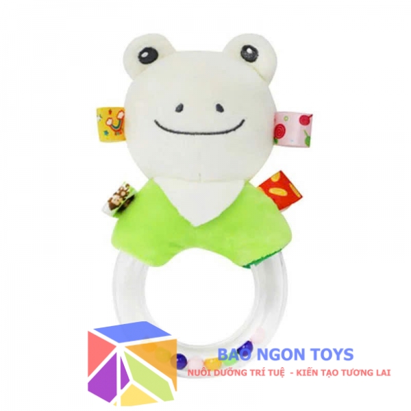 Đồ chơi xúc xắc chút chít tròn động vật dễ thương, đồ chơi âm thanh giúp bé sơ sinh tập cầm nắm  - BAO NGON TOYS - DV96