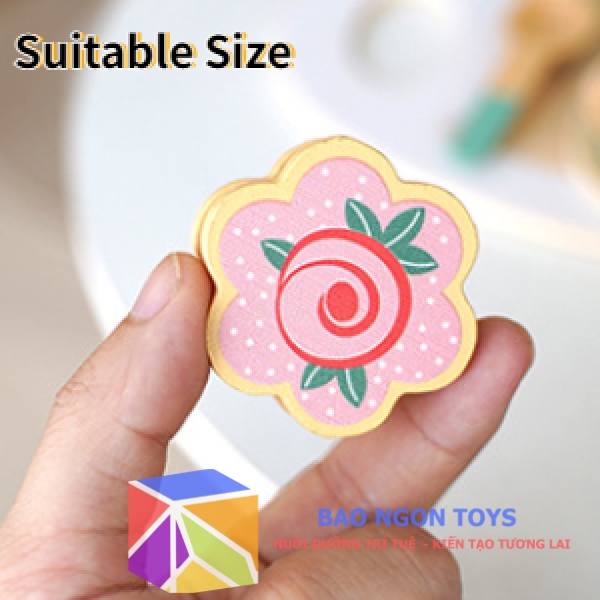 Set đồ chơi gỗ nhập vai tiệc trà chiều giúp bé vui chơi cùng bạn bè mở rộng ngôn ngữ, sự sáng tạo - BAO NGON TOYS - DG381