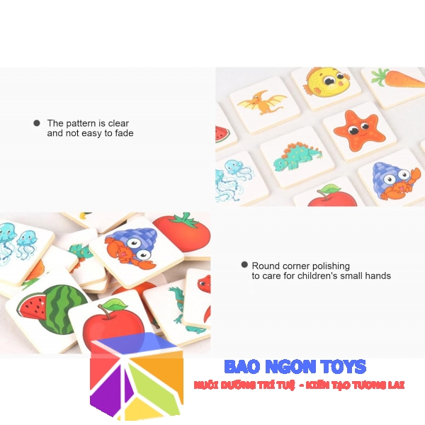 Đồ chơi trí tuệ matching shadow tìm hình theo bóng, giúp bé vui chơi và phát triển trí thông mình - BAO NGON TOYS -DG411