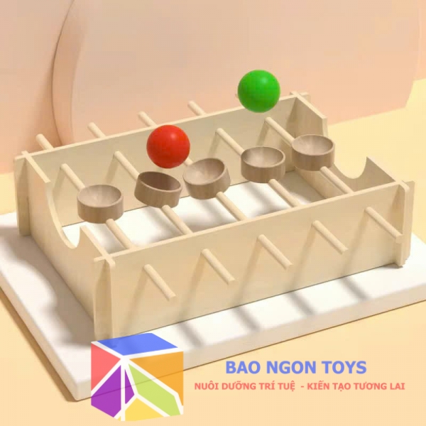 Trò chơi vận động board game chuyền bóng cân bằng giúp bé vui chơi và phát triển sự khéo léo DG395
