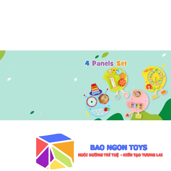 Bảng Bận Rộn Treo Tường Hình Sâu Bướm Dễ Thương Cho Trẻ Nhỏ, Đồ Chơi Cảm Giác Busy Board Đa Năng Giúp Bé Vui chơi và phát triển kỹ năng - BAO NGON TOYS - DG70G